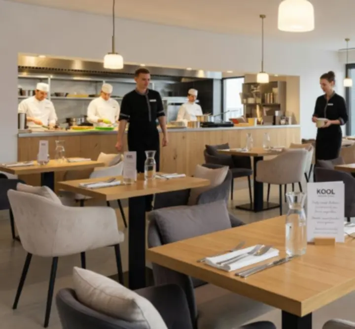 Wnętrze restauracji J. & Ł. Łukasz Alberski w Gdyni