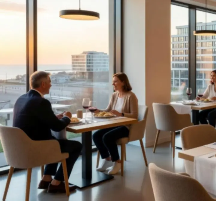 Wnętrze przytulnej restauracji J. & Ł. Łukasz Alberski